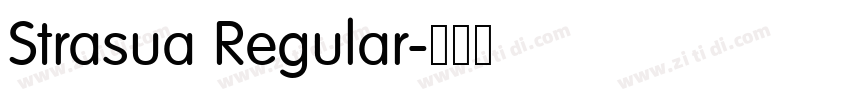 Strasua Regular字体转换 Strasua Regular字体转换